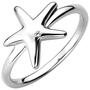 Damen Ring Seestern 925 Sterling Silber mit 1 Zirkonia (Gr��e: 52) 