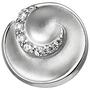 Anh�nger 925 Sterling Silber matt mit 7 Zirkonia Silberanh�nger 