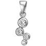 Anh�nger 925 Sterling Silber mit 4 Zirkonia Silberanh�nger 