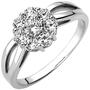 Damen Ring 925 Sterling Silber 8 Zirkonia, 8,7 mm breit (Gr��e: 52) 