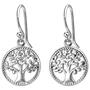 Ohrh�nger Baum 925 Sterling Silber Ohrringe Silberohrringe 