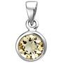 Anh�nger 925 Sterling Silber 1 Citrin gelb 