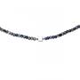 Halskette Kette mit Safir-Rondell und H�matin 43 cm
