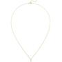 Collier mit Anh�nger 750 Gelbgold 5 Diamanten Brillanten 45 cm