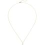 Collier 750 Gold Gelbgold 2 Diamanten Brillanten 45 cm