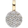 Anh�nger 333 Gold Gelbgold 19 Zirkonia 