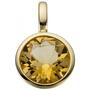 Anh�nger 585 Gold Gelbgold 1 Citrin orange 