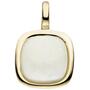 Anh�nger 585 Gold Gelbgold 1 Opal 14,9 mm 