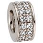 Anh�nger 585 Gold Wei�gold 32 Diamanten Brillanten 0,25ct. 