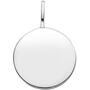 Anh�nger Gravur Gravurplatte, rund 925 Sterling Silber 