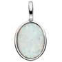 Anh�nger 925 Sterling Silber 1 Opal-Imitation oval 