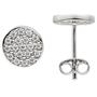 Ohrstecker 925 Sterling Silber 38 Zirkonia 8 mm 
