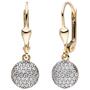 Ohrh�nger 333 Gold Gelbgold 74 Zirkonia Ohrringe 