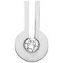 Anh�nger 950 Platin matt 1 Diamant Brillant 0,10ct. 