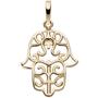 Anh�nger Fatimas Hand 333 Gold Gelbgold 