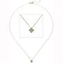 Collier Kette mit Anh�nger 333 Gold Gelbgold 1 Zirkonia 45 cm