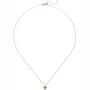 Collier Kette mit Anh�nger 333 Gold Gelbgold 1 Zirkonia 45 cm