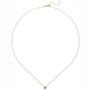 Collier Kette mit Anh�nger 333 Gelbgold und 1 Zirkonia 45 cm