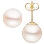 Ohrstecker 333 Gold Gelbgold 2 S��wasser Perlen 8,5 mm 