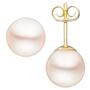 Ohrstecker 585 Gold Gelbgold 2 S��wasser Perlen 8,5 mm 