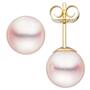 Ohrstecker 585 Gold Gelbgold 2 Akoya Perlen 8 mm 