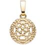Anh�nger 333 Gold Gelbgold 13 mm 