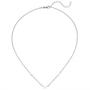 Collier Halskette mit Anh�ngern Sterne 925 Sterling Silber 43 cm 