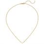 Collier Halskette mit Anh�ngern Sterne 925 Silber gold vergoldet 43 cm 