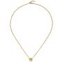 Collier Kette mit Anh�nger 585 Gold Gelbgold 24 Diamanten Brillanten 45 cm 