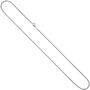 Zopfkette 585 Wei�gold 1,8 mm 50 cm Gold Kette Karabiner