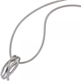Anh�nger 333 Gold Wei�gold mit Zirkonia Gold-Anh�nger verschlungen