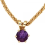 Anh�nger 585 Gold Gelbgold 1 Amethyst lila violett Gold Anh�nger