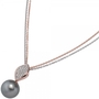 Anh�nger 585 Rotgold 27 Diamanten Brillanten 1 Tahiti Perle