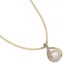 Anh�nger 585 Gelbgold 1 S��wasser Perle 6 Diamanten Brillanten