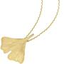 Anh�nger Ginkgo Ginko 375 Gold Gelbgold