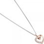 Anh�nger Herz 333 Gold Rotgold mit Zirkonia Herz-Anh�nger
