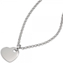 Anh�nger Herz 925 Sterling Silber rhodiniert Herz-Anh�nger