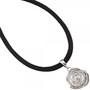 Anh�nger Rose 925 Sterling Silber rhodiniert mattiert
