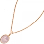 Anh�nger 585 Gold Rotgold 1 Rosenquarz rosa