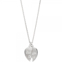 Anh�nger Ich Liebe Dich / geteiltes Herz 925 Sterling Silber