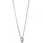 Anh�nger 925 Sterling Silber rhodiniert mit Zirkonia rundum