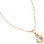 Anh�nger 925 Sterling Silber vergoldet 1 Zirkonia