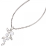 Anh�nger 925 Sterling Silber rhodiniert teilmattiert mit Zirkonia