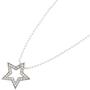 Anh�nger Stern 925 Sterling Silber rhodiniert mit Zirkonia