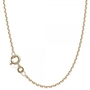 Ankerkette 333 Gelbgold diamantiert 1,6 mm 50 cm Halskette Federring