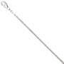 Ankerkette 925 Sterling Silber rhodiniert 2 mm 70 cm Halskette