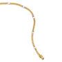 Armband 585 Gelbgold Wei�gold bicolor 6 Diamanten Brillanten 19 cm