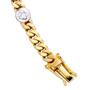 Armband 585 Gelbgold Wei�gold bicolor 6 Diamanten Brillanten 19 cm