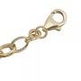 Armband 333 Gold Gelbgold 19 cm - 4,9 mm Goldarmband Karabiner