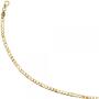 Armband 333 Gold Gelbgold 19 cm - 3,8 mm Goldarmband Karabiner